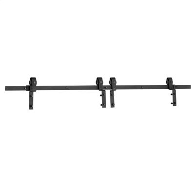 8ft Zinc Plated Sheet Double Barn Door Wheels Ultra Quiet