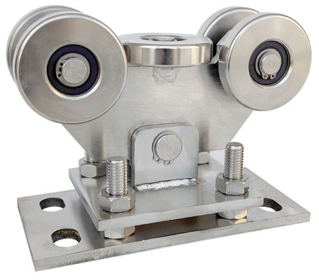 Cantilever Gate Heavy Duty Sliding Gate Carriage Wheel Zinc Silver