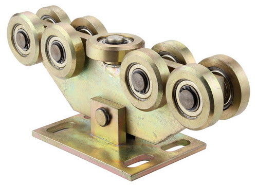 Zinc Silver Cantilever / Sliding Gate Roller Carriage Heavy Duty