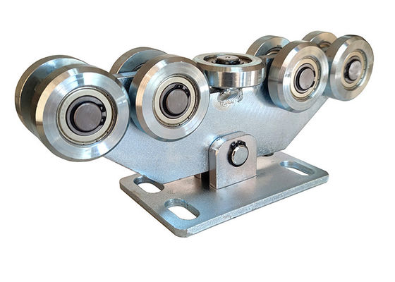 Zinc Silver Cantilever / Sliding Gate Roller Carriage Heavy Duty