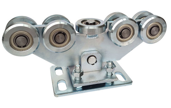 Zinc Silver Cantilever / Sliding Gate Roller Carriage Heavy Duty